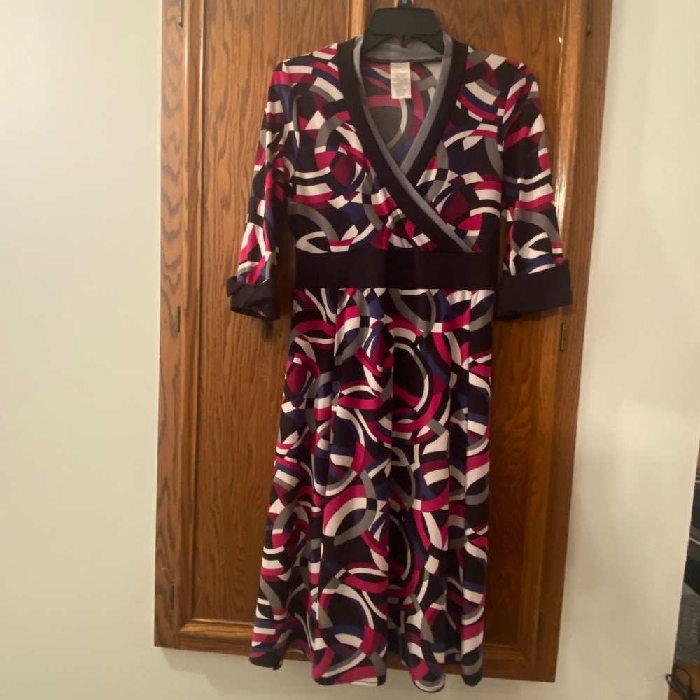 Geometric Print Dress